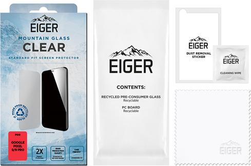 Actual product image Eiger Mountain Glass (1 Piece, Google Pixel 9 Pro, Google Pixel 9)