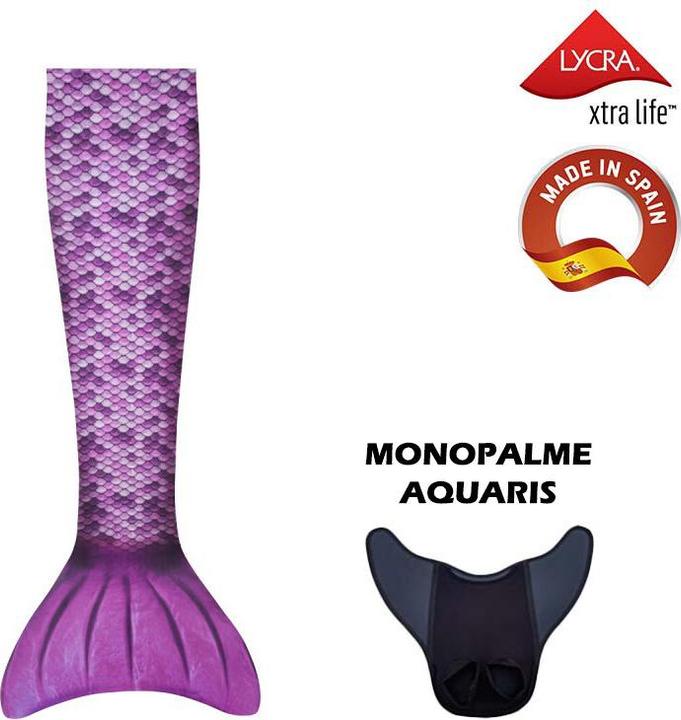 Image du produit Kuaki Mermaids Déguisement queue de sirène avec monopalme aquaris