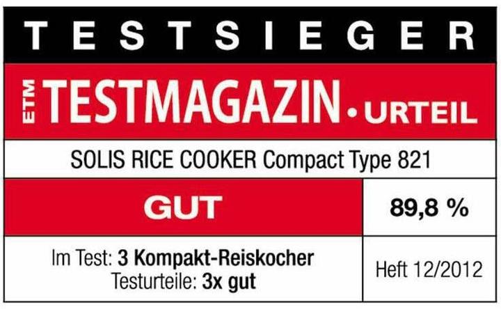 Actual product image Solis Rice Cooker Compact Typ 821