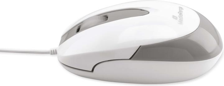 Immagine prodotto MediaRange MOUSE OTTICO CON CAVO MROS214 3 pulsanti bianco/grigio chiaro (Cablato)