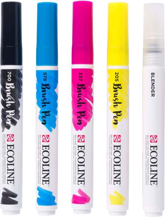 Image du produit Talens ECOLINE Brush Pen (Multicolore, 5 x)