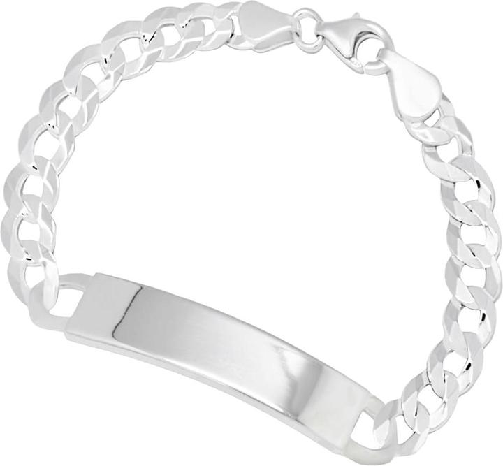Produktbild Candy ID-Armband Panzer 10.0 mm, 925 Sterling Silber (21 cm, 925er Sterlingsilber)