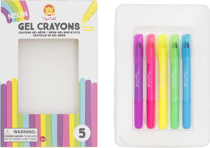 Produktbild Tiger Tribe Gelkrijtjes - Neon - 5 stuks (Mehrfarbig, 5 x)