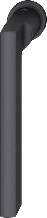 Actual product image FSB Push-in window handle 34 1035 minimalist, black matt aluminium (Door handle)