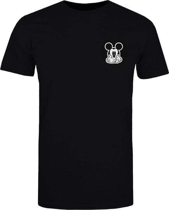Actual product image Disney Boys Mickey Mouse Dont Speak Breast Print T-Shirt (140, 146)