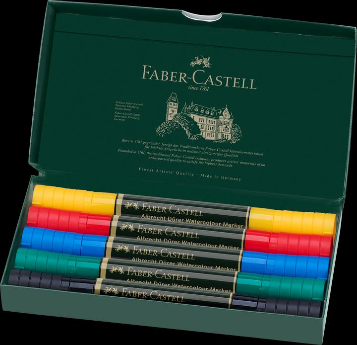 Produktbild Faber-Castell Filzstift Albrecht Dürer 5er Set Standard (multicolour, 5 x)