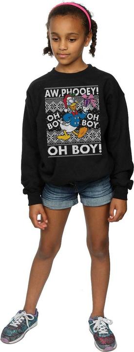 Immagine prodotto Disney Donald Duck Christmas Fair Isle Felpa Ragazze (152, 158)