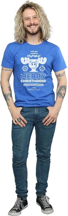 Immagine prodotto National Lampoon´s Vacation National Lampoon's Christmas Vacation Merry Christmoose Maglietta Uomo (S)