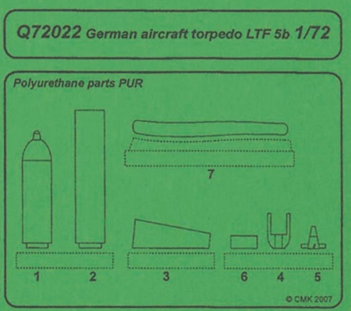 Image du produit CMK Torpille d'avion allemande LTF 5b