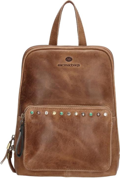Micmacbags Hide & Stitches Masterpiece Rucksack - Sand - 100% Leder