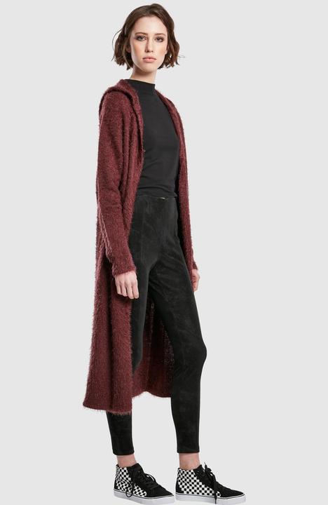 Actual product image Urban Classics Ladies Hooded Feather Cardigan (XS)