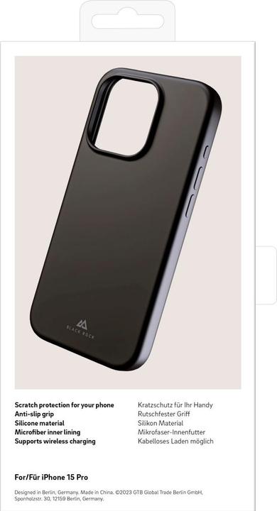 Actual product image Black Rock Urban Case (Apple iPhone 15 Pro)