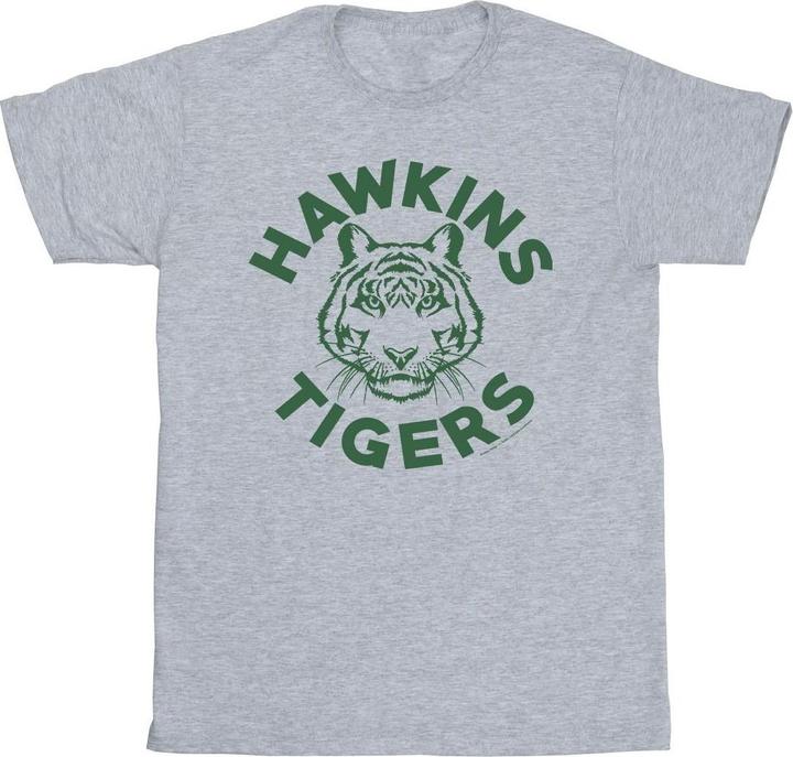 Netflix Stranger Things Hawkins Tigers TShirt Jungen