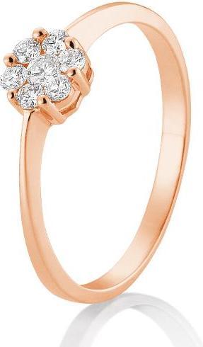 Actual product image Breuning Flower engagement ring (49, 585/14 K Gold)