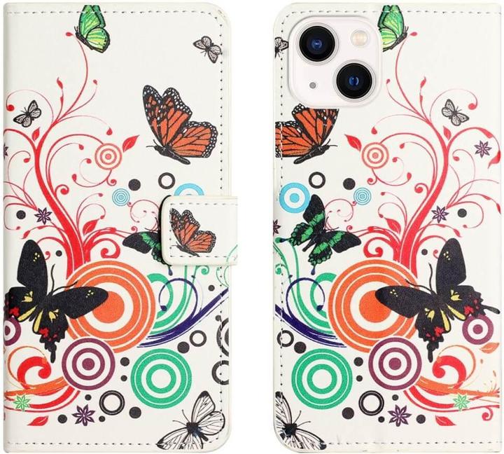 Immagine prodotto Cover-Discount iPhone 15 - Custodia in pelle cover farfalla bianca (Apple iPhone 15)
