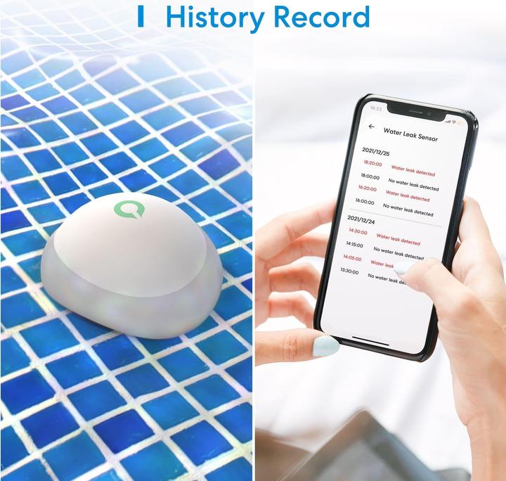 Actual product image Meross Smart Water Leak Sensor