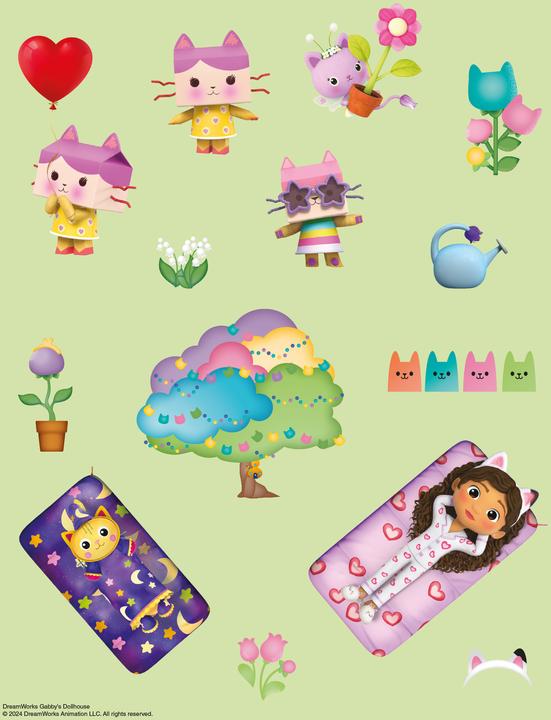 Actual product image Panini Gabby's Dollhouse: 1001 stickers: stickers - puzzles - colouring in