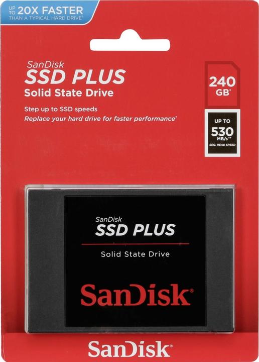 Actual product image SanDisk SSD Plus (240 GB, 2.5")