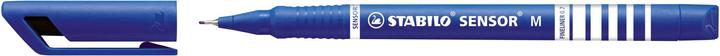 Actual product image STABILO Fineliner Sensor, line width 0.3 or 0.7 mm, 4 colors to choose from, 10 pieces (Blue, 10 x)