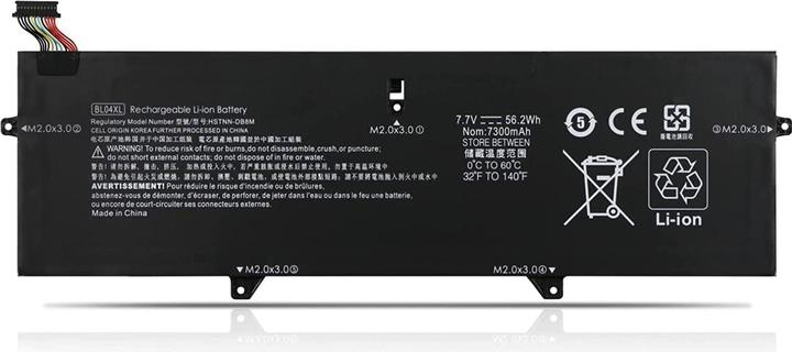 Actual product image HP ASSY-BATT 4C 56Wh 3.75Ah LI BL (4 Cells, 7000 mAh)
