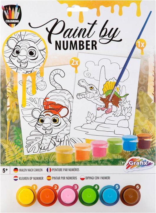 Image du produit Grafix Peinture par numéros - Animaux