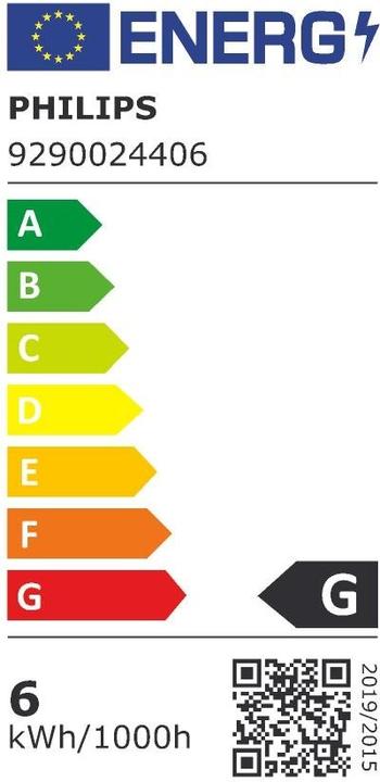 Etichetta energetica Philips Hue Tonalità Bianco Lucentezza (E14, 5.70 W, 470 lm, 2 x, G)