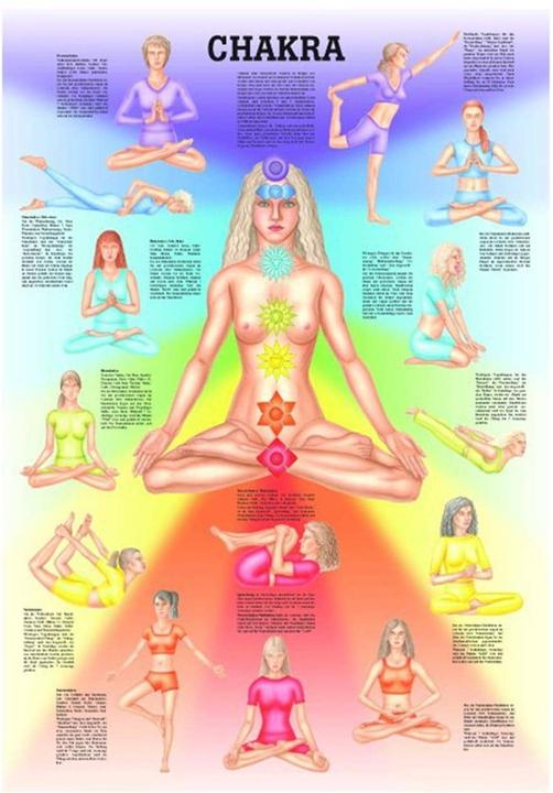 Produktbild Rüdiger Anatomische Lehrtafel Chakra (34 x 34 cm)
