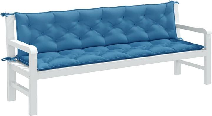 Image du produit VidaXL Coussins de banc de jardin 2 pcs. tissu (200 x 50 x 7 cm)