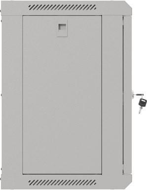 Image du produit Lanberg Wandmontierte Schrank 19 9HE 540x350 graue mit Glastüren (FLAT PACK) (10.86 HE, Rack 19 pouces)