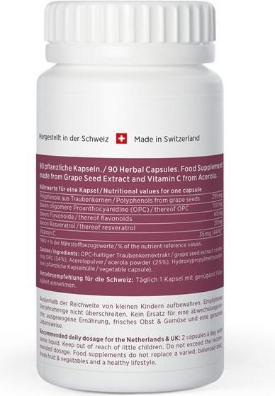 Actual product image Kingnature Vino Vida Caps (90 Piece, Capsules, 83 g)