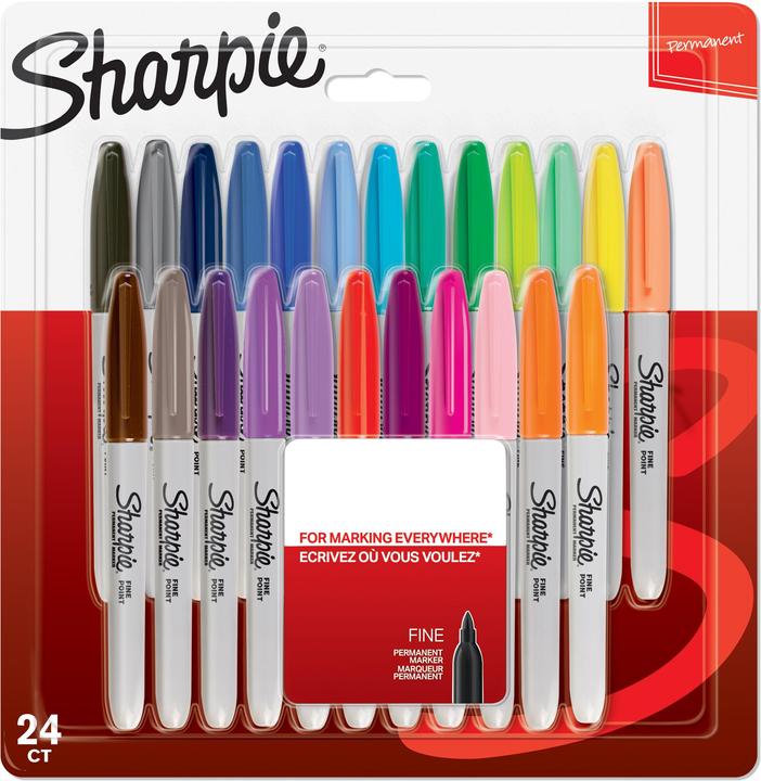 Produktbild Sharpie Marker (Mehrfarbig, 1 mm, 24 x)