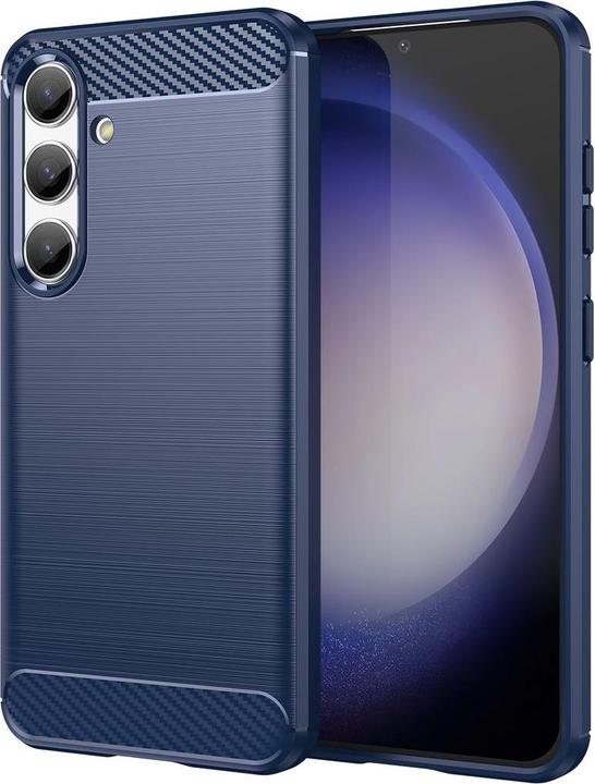 Produktbild Amazon Hülle für Samsung Galaxy S24 5G Schutz Handy Case Cover Carbon Etuis Bumper Neu (Samsung Galaxy S24+)