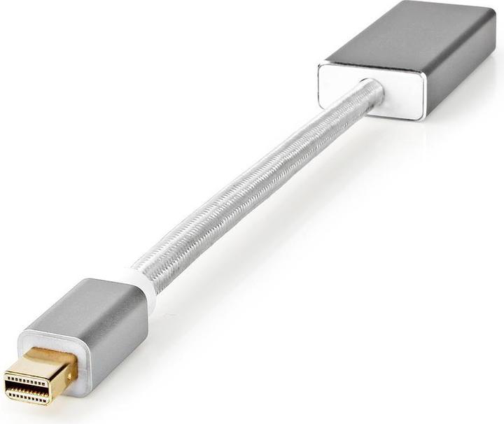 Actual product image Nedis Mini DisplayPort Cable DisplayPort 1.2 Mini DisplayPort Male DisplayPort Female 21.6 Gbps V (0.20 m, DisplayPort)