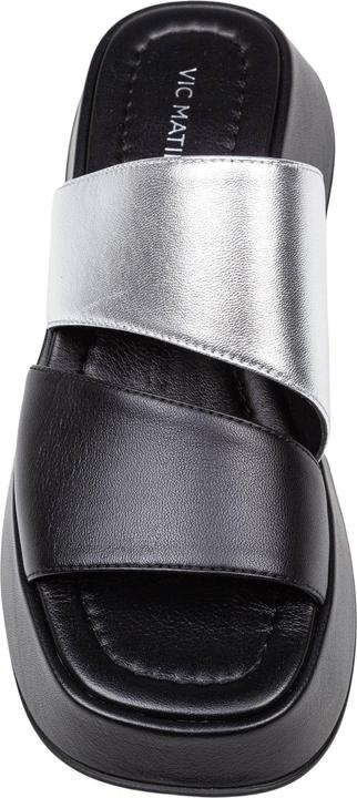 Image du produit Vic Matie mini yoko sandal in black and silver leather (40)