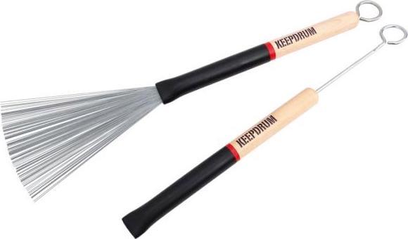 Produktbild keepdrum SV507 Jazz-Besen ausziehbar (Percussion, Cajon, Drums, Marschbecken)