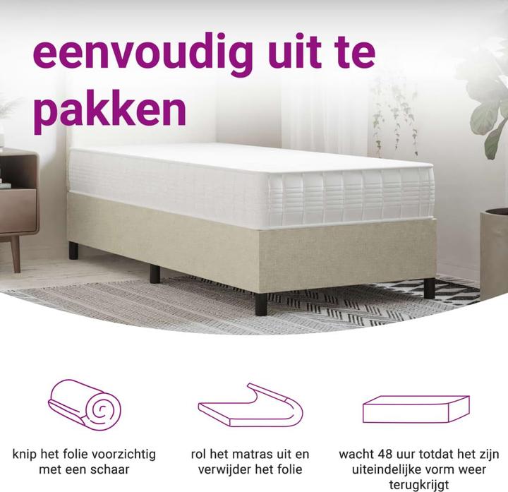 Produktbild VidaXL Jeronimus (90 x 200 cm, Federkern)