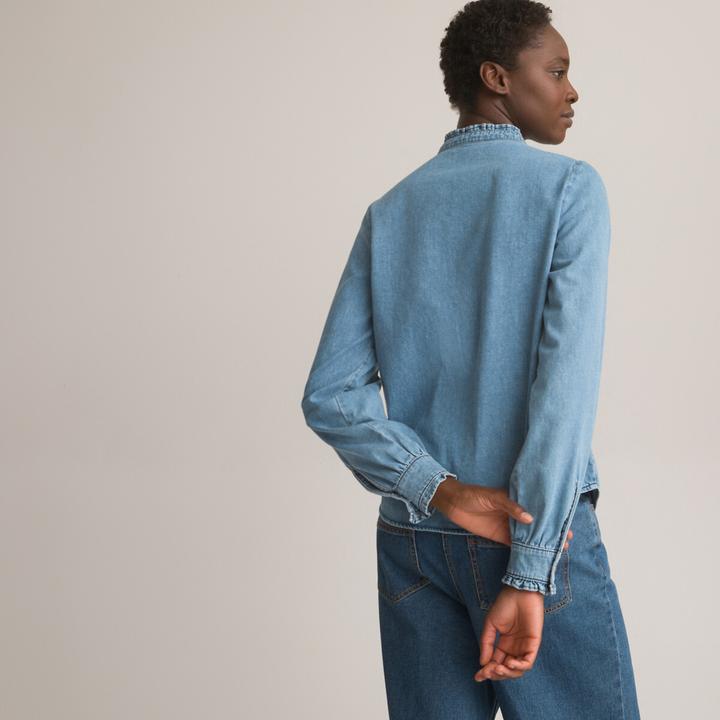 Image du produit La Redoute Collections Blouse en jean à manches longues (50)