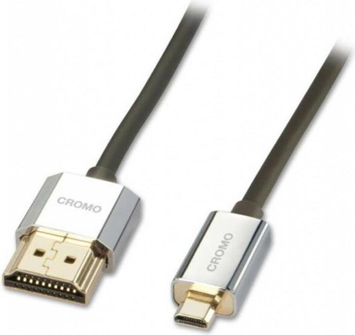 Actual product image Lindy micro HDMI (Typ D) — HDMI (Typ A) (2 m, HDMI)