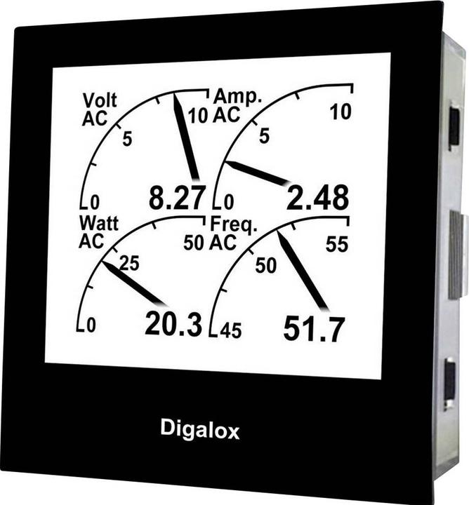 Produktbild TDE Instruments Digalox DPM72-MPN+-RS485 Digitales Einbaumessgerät