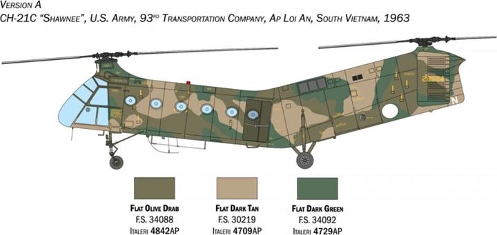 Produktbild Italeri H-21C Flying Banana Gunship