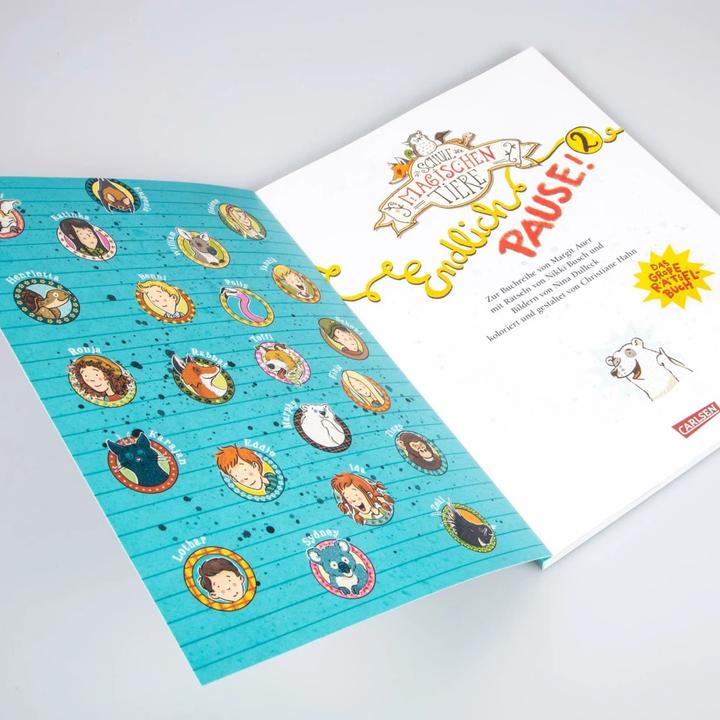 Produktbild Die Schule der magischen Tiere: Endlich Pause! Das grosse Rätselbuch Band 2 (Deutsch, Nikki Busch, Christiane Hahn, Nina Dulleck, Margit Auer, 2021)