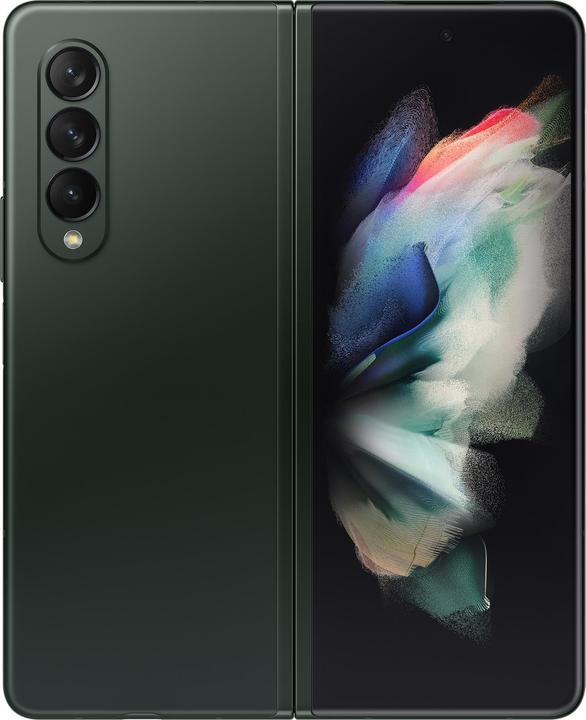 Samsung Galaxy Z Fold3 5G UE (512 Go, Phantom Green, 7.60", SIM + eSIM, 12 Mpx, 5G)