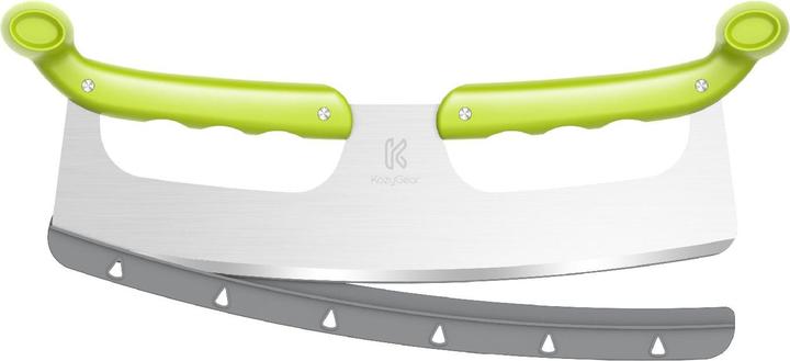 Produktbild Kozygear Pizzaschneider Mezzaluna mit doppel.Schutzgriff