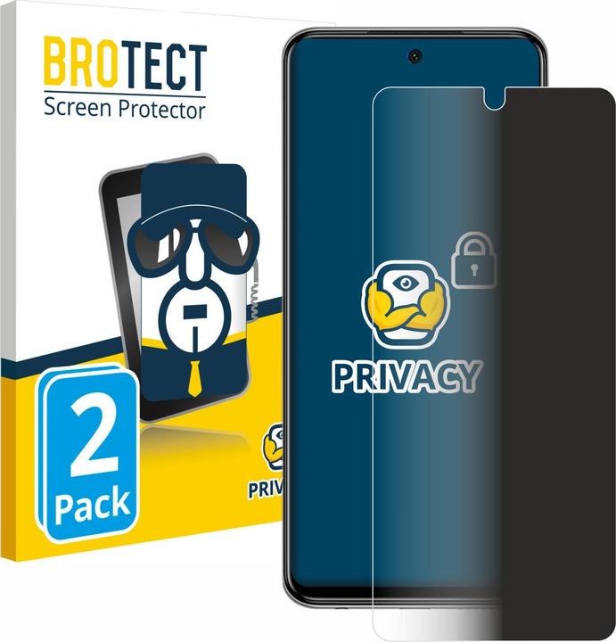 Actual product image BROTECT Privacy Protector (2 Piece, Xiaomi Redmi Note 9 5G)