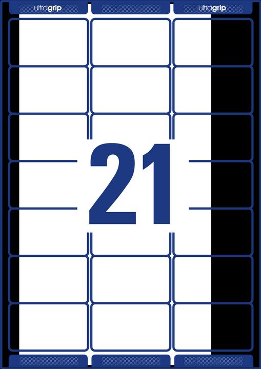 Image du produit Avery Étiquettes d'adresse L7160-250 Blanc A4