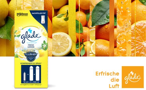 Produktbild Glade One Touch Minispray Nachfüller Limone