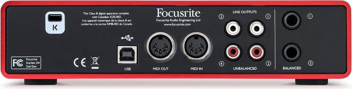 Produktbild Focusrite Scarlett 2i4 2nd Gen (USB)