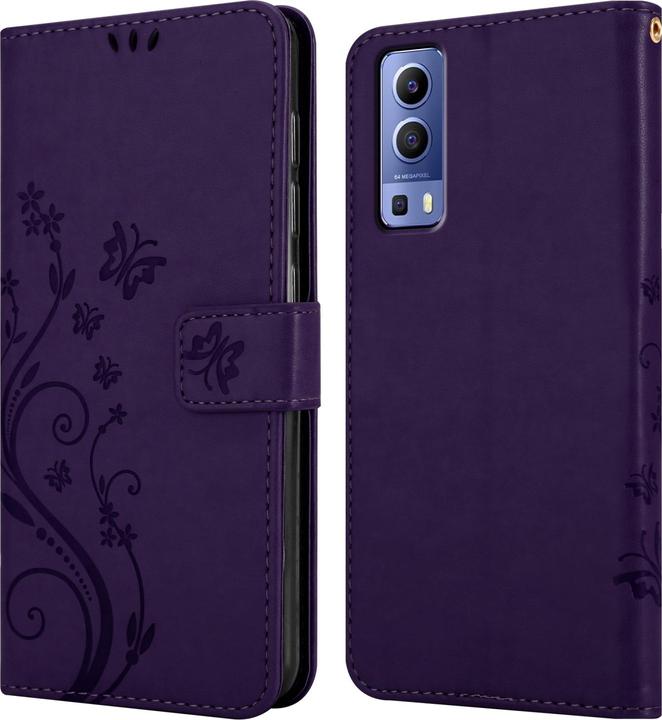 Image du produit Cadorabo Pochette Flower Book (Vivo Y72 5G, Vivo Y52s 5G)