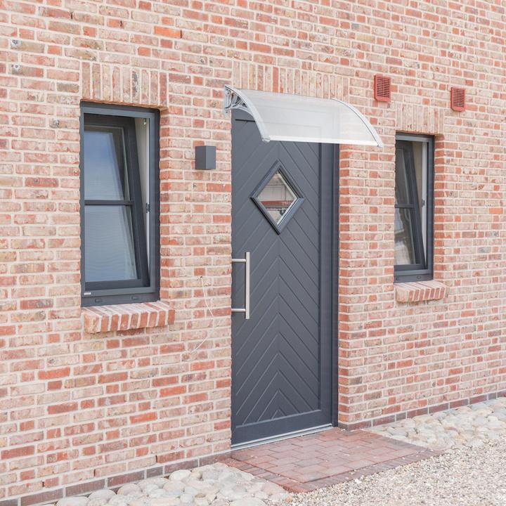 Actual product image Relaxdays Canopy front door