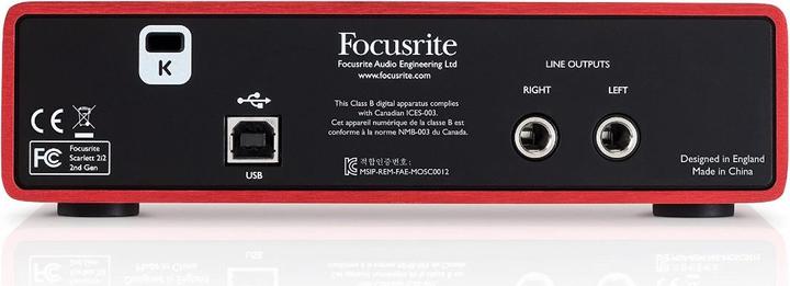Produktbild Focusrite Scarlett 2i2 2nd Gen (USB)